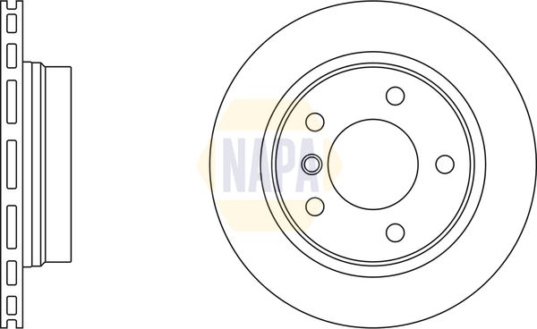 Napa NBD5518 Brake Disc - 2