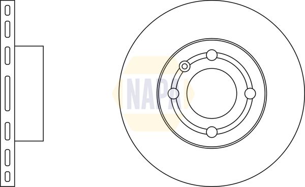 Napa NBD5519 Brake Disc - 2