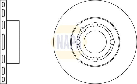 Napa NBD5519 Brake Disc - 2
