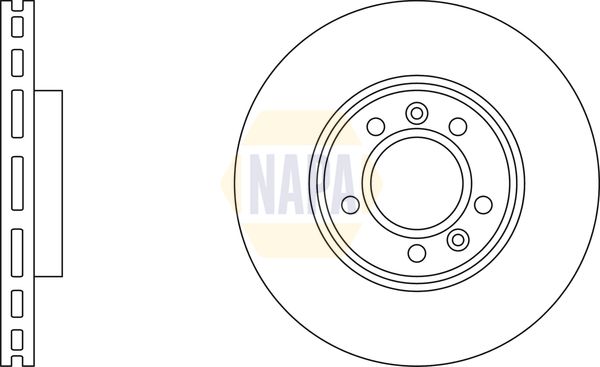 Napa NBD5521 Brake Disc - 2