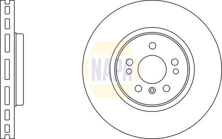 Napa NBD5524 Brake Disc - 1