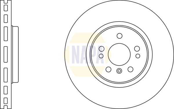 Napa NBD5524 Brake Disc - 1