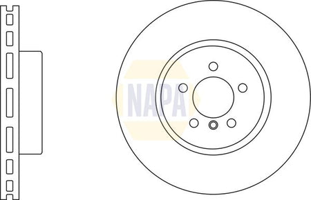 Napa NBD5525 Brake Disc - 1