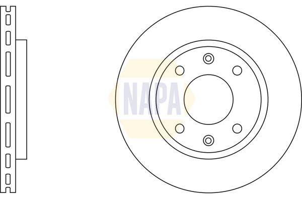 Napa NBD5532 Brake Disc - 2