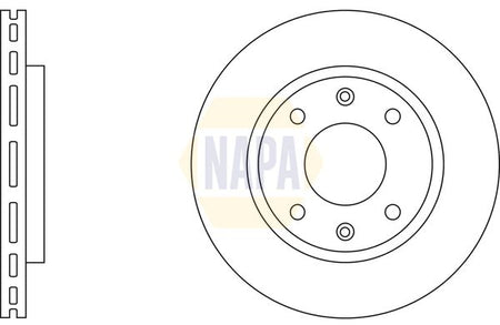 Napa NBD5532 Brake Disc - 2
