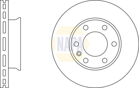 Napa NBD5538 Brake Disc - 1