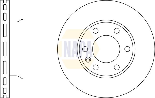 Napa NBD5538 Brake Disc - 1