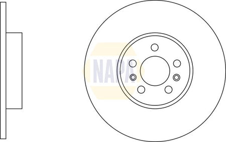 Napa NBD5540 Brake Disc - 2