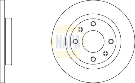 Napa NBD5542 Brake Disc - 1