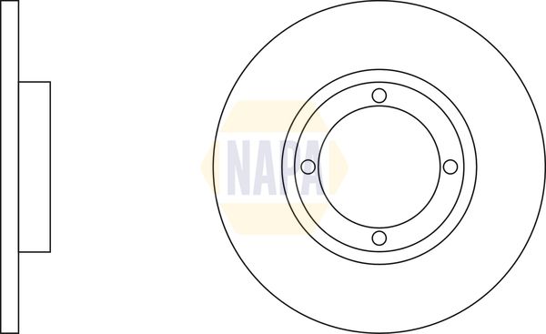 Napa NBD5544 Brake Disc - 2