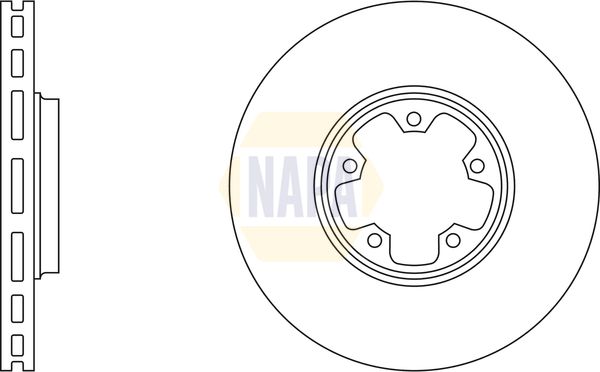 Napa NBD5559 Brake Disc - 1