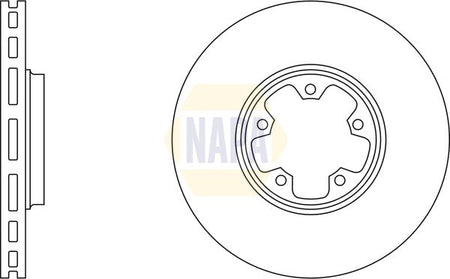 Napa NBD5559 Brake Disc - 1