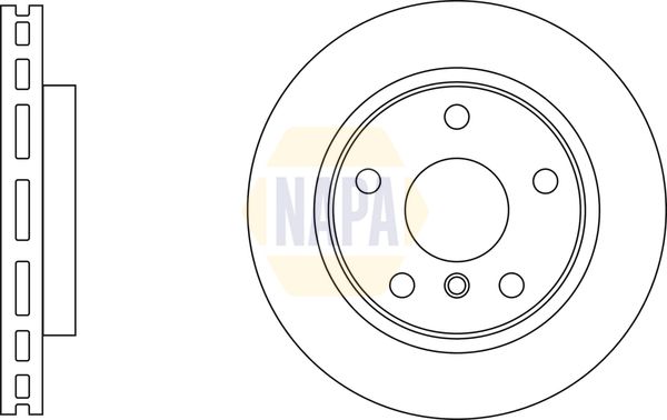 Napa NBD5567 Brake Disc - 1