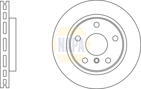 Napa NBD5567 Brake Disc - 1