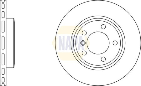 Napa NBD5570 Brake Disc - 2
