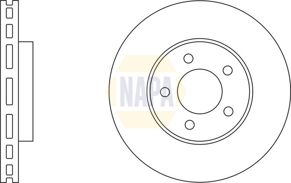 Napa NBD5571 Brake Disc - 3