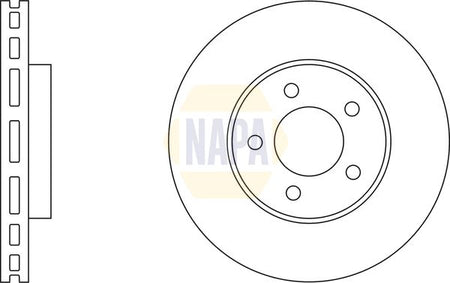 Napa NBD5571 Brake Disc - 3