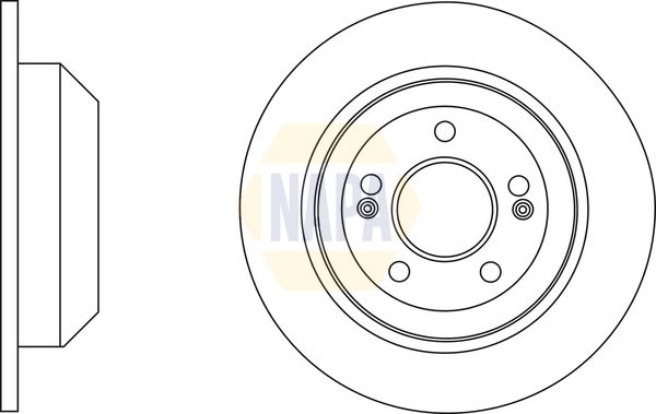 Napa NBD5584 Brake Disc - 1