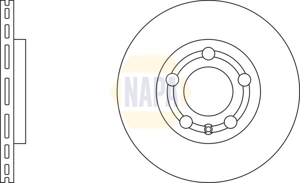 Napa NBD5589 Brake Disc - 1