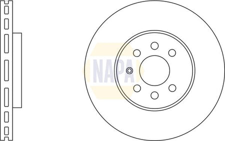 Napa NBD5590 Brake Disc - 2