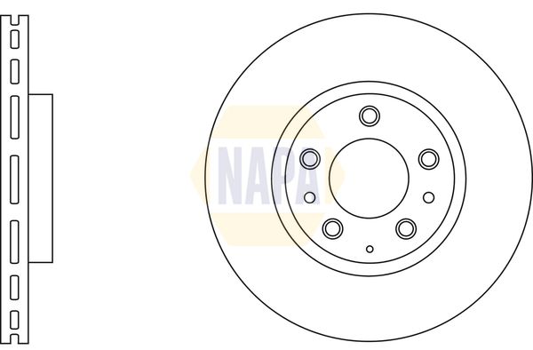Napa NBD5595 Brake Disc - 1