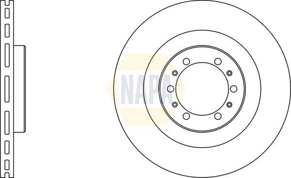 Napa NBD5604 Brake Disc - 1