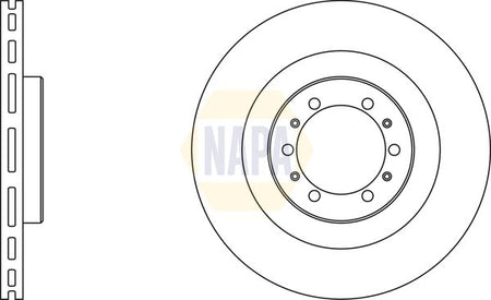 Napa NBD5604 Brake Disc - 1