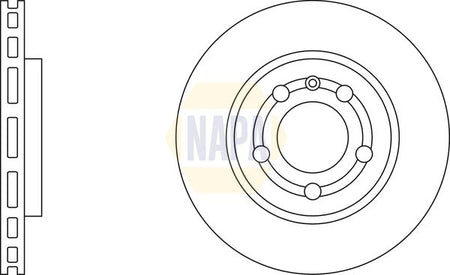 Napa NBD5605 Brake Disc - 1