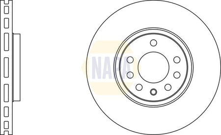 Napa NBD5606 Brake Disc - 1