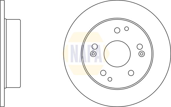 Napa NBD5610 Brake Disc - 1