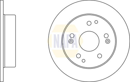 Napa NBD5610 Brake Disc - 1