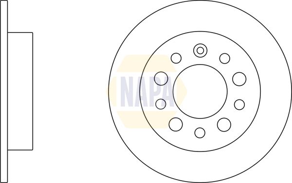 Napa NBD5612 Brake Disc - 1