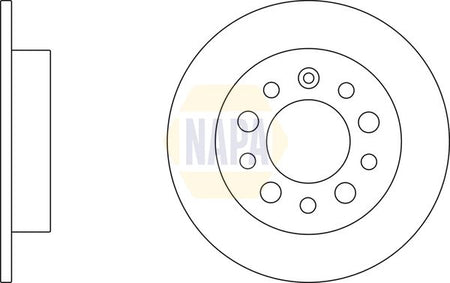 Napa NBD5612 Brake Disc - 1