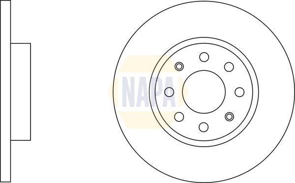 Napa NBD5618 Brake Disc - 1