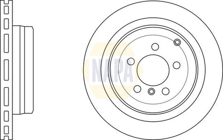 Napa NBD5622 Brake Disc - 1