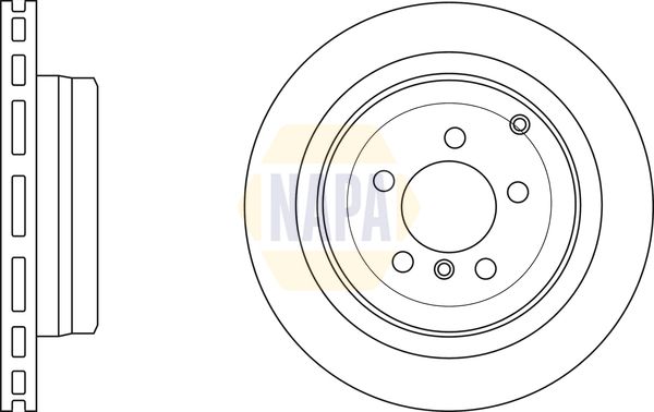 Napa NBD5622 Brake Disc - 1