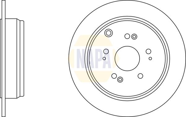 Napa NBD5623 Brake Disc - 1