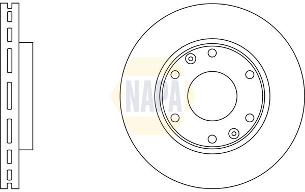 Napa NBD5634 Brake Disc - 1