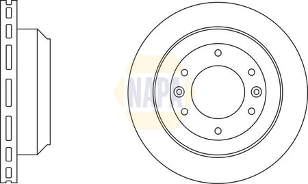 Napa NBD5635 Brake Disc - 1