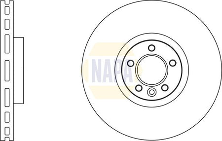 Napa NBD5638 Brake Disc - 1