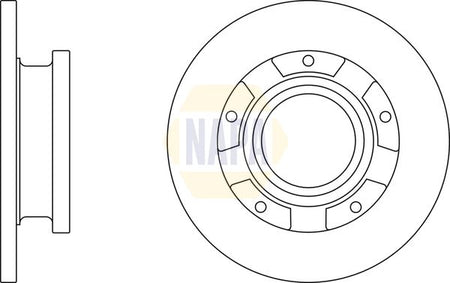 Napa NBD5645 Brake Disc - 1