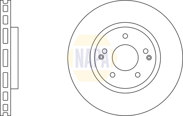 Napa NBD5647 Brake Disc - 1