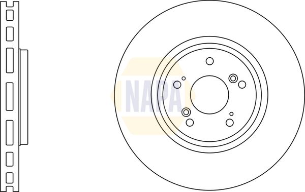 Napa NBD5652 Brake Disc - 1