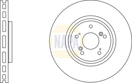 Napa NBD5652 Brake Disc - 1