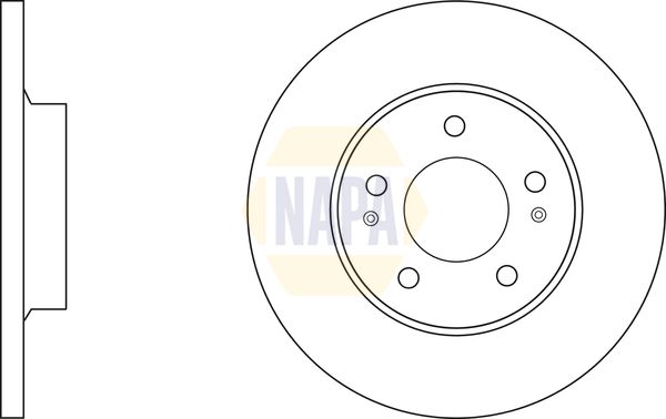Napa NBD5663 Brake Disc - 1