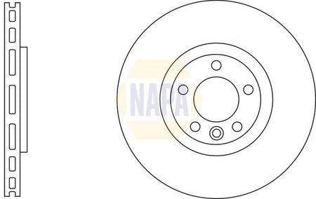 Napa NBD5664 Brake Disc - 1