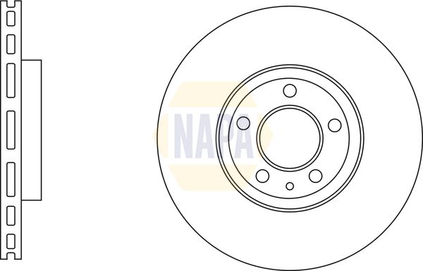 Napa NBD5665 Brake Disc - 1