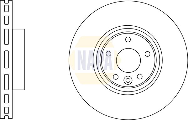 Napa NBD5671 Brake Disc - 1
