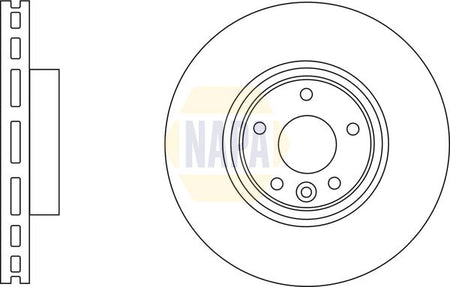 Napa NBD5671 Brake Disc - 1