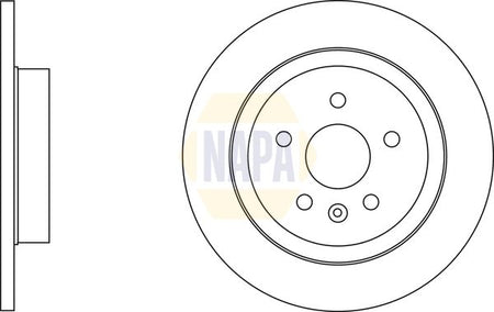 Napa NBD5675 Brake Disc - 1